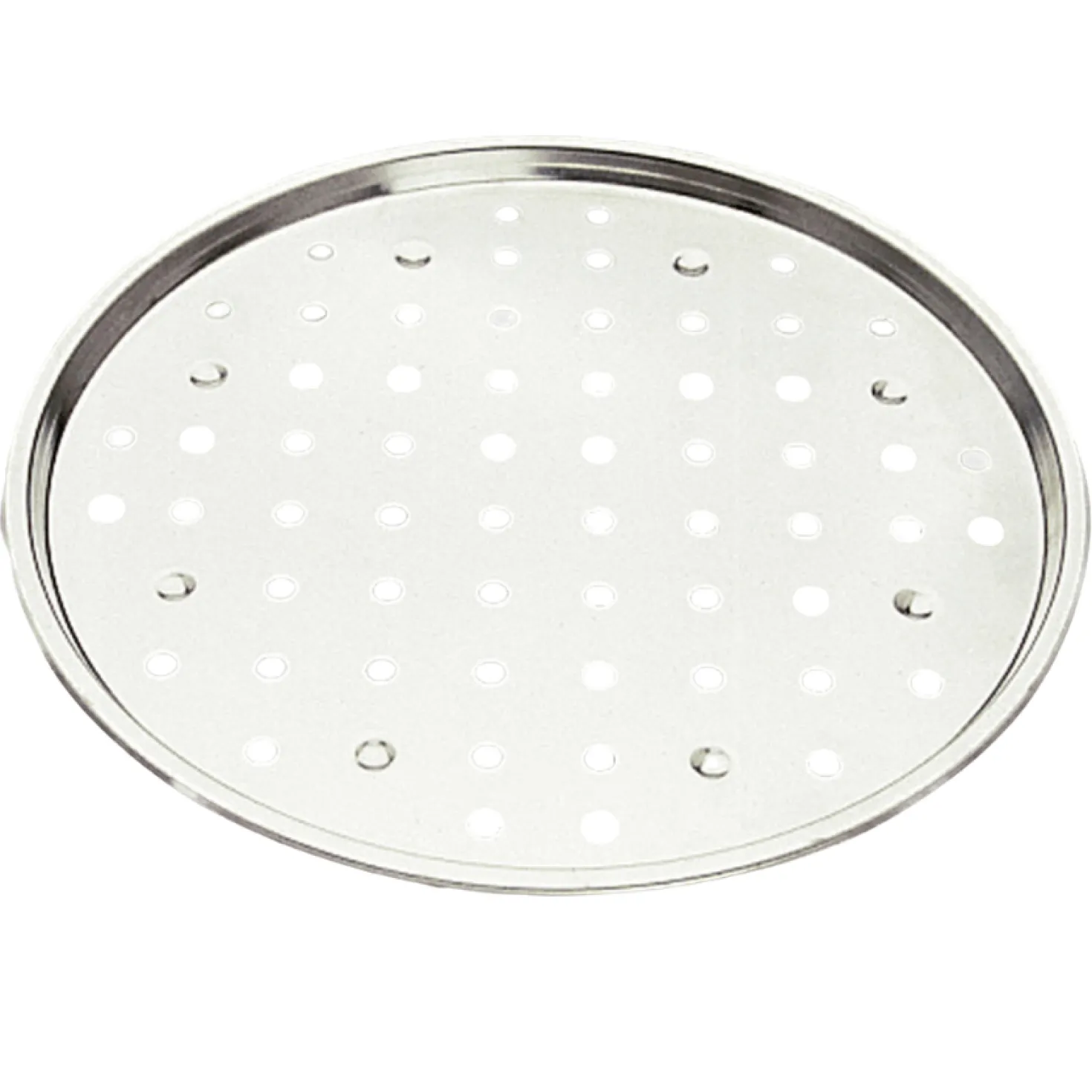 Plaque à pizza perforée en fer blanc 30 cm - Alice Délice