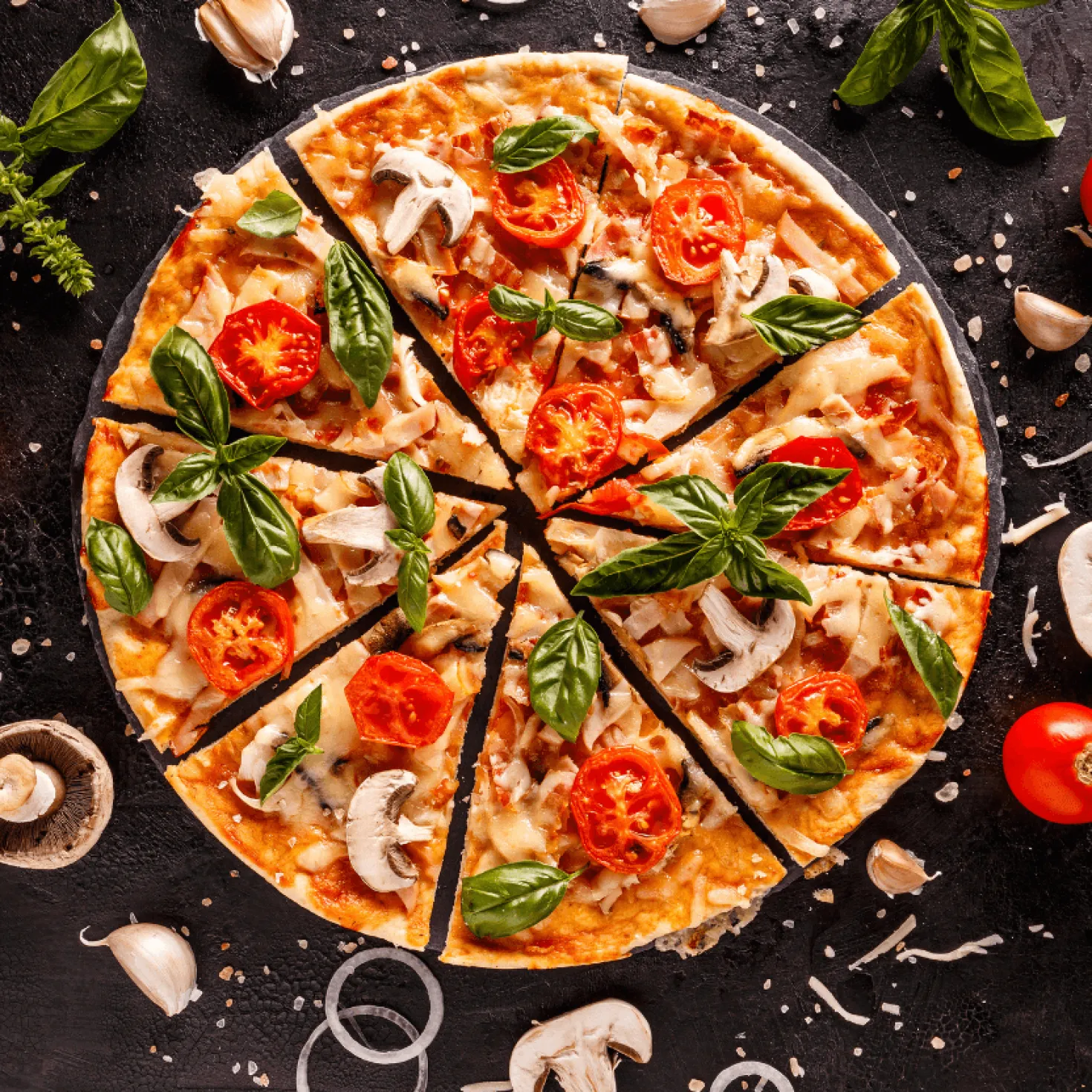 Plaque à pizza perforée en fer blanc 30 cm - Alice Délice