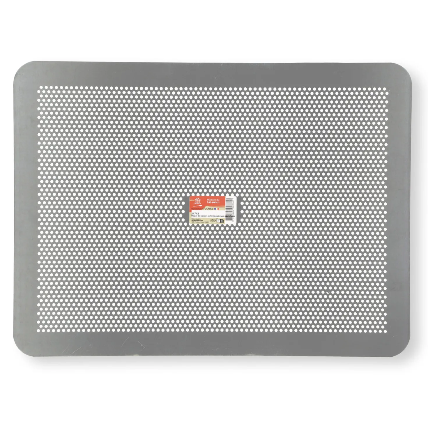 Plaque de cuisson perforée alu sans rebord - Alice Délice