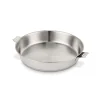 Poêle inox 24 cm avec poignée + produit d'entretien offert