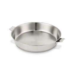 Poêle inox 24 cm avec poignée + produit d'entretien offert