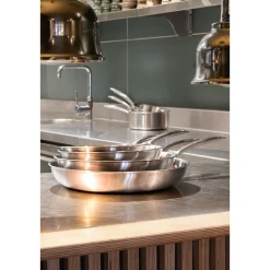 Poêle inox sans PFAS Triply 28 cm - Menastyl