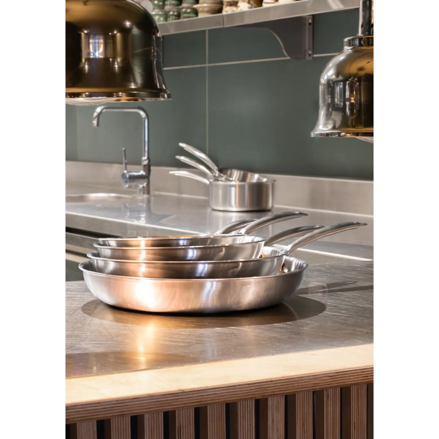 Poêle inox sans PFAS Triply 28 cm - Menastyl
