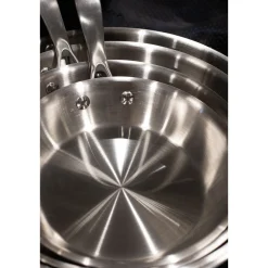 Poêle inox sans PFAS Triply 24 cm - Menastyl
