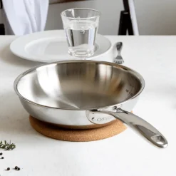 Poêle sautoir inox 5-Ply 28 cm Castel Pro - Cristel