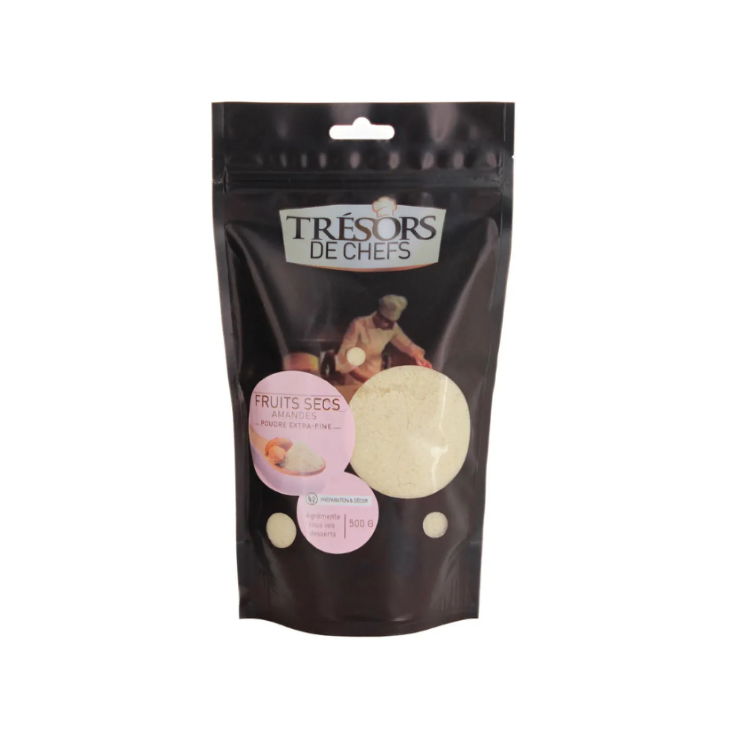 Poudre d´Amandes extra fine 500 gr - Trésors de Chefs