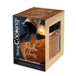 Poudre de velours Cacao Scintillant 80 g - ScrapCooking