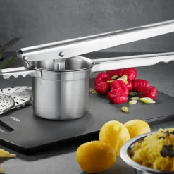 Presse purée 4 grilles en inox - Gefu