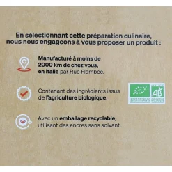 Préparation génoise cacao bio 250 gr - Alice Délice