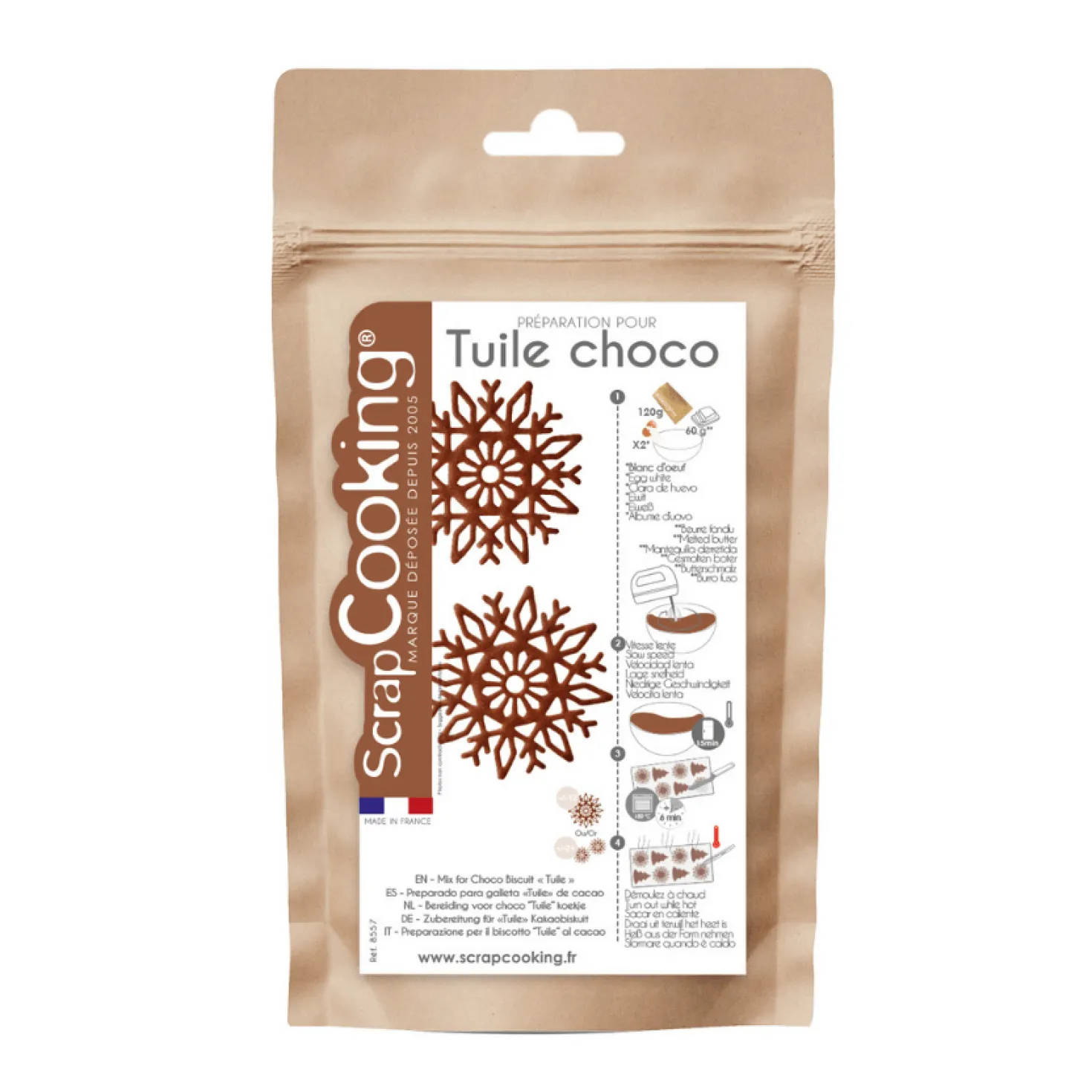 Préparation pour Tuile Choco 120g - ScrapCooking