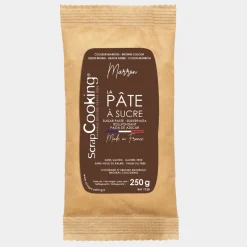 Pâte à sucre marron 250 gr- Scrapcooking