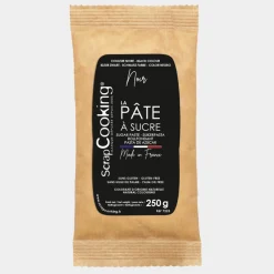 Pâte à sucre noire 250 gr - Scrapcooking