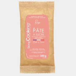 Pâte à sucre rose 250 gr - Scrapcooking