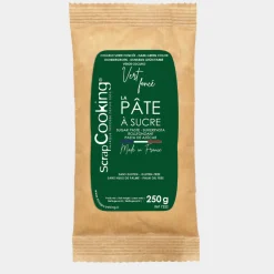 Pâte à sucre vert foncé 250 gr - Scrapcooking