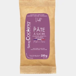 Pâte à sucre violet 250 gr - Scrapcooking
