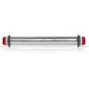 Rouleau à pâtisserie en inox réglable avec 8 anneaux 34 cm