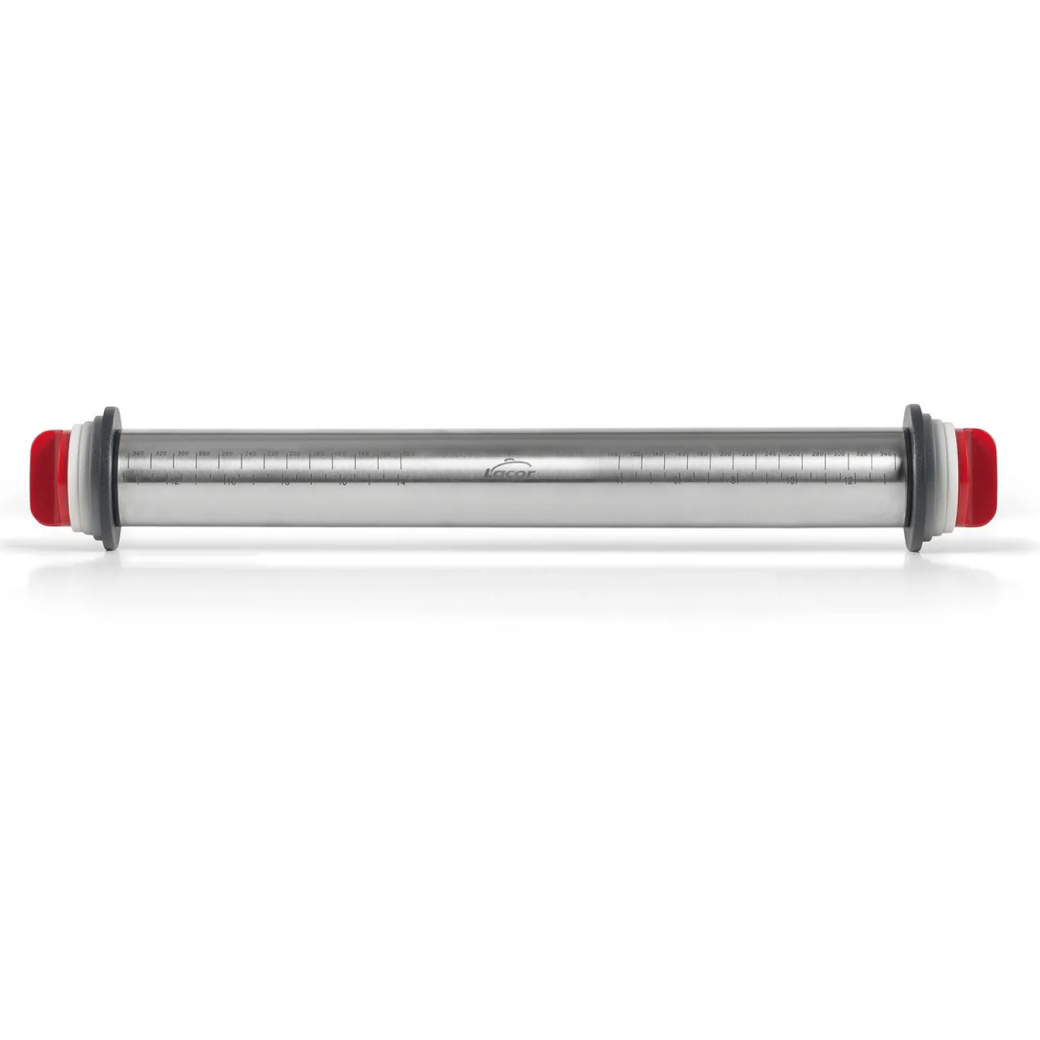 Rouleau à pâtisserie en inox réglable avec 8 anneaux 34 cm
