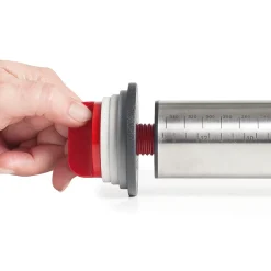 Rouleau à pâtisserie en inox réglable avec 8 anneaux 34 cm