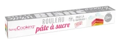 Rouleau de pâte à sucre blanc 36 cm 430 gr - Scrapcooking