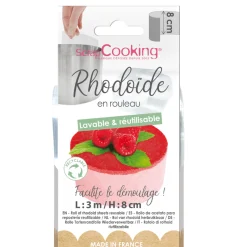 Ruban de rhodoïde 8 cm x 3 m - Scrapcooking