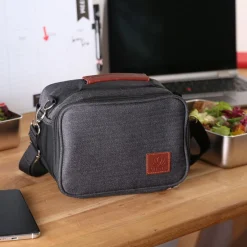 Sac isotherme 4.3l noir en toile - Umami