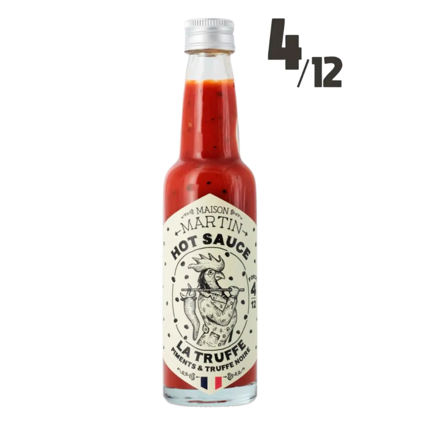 Sauce piment à la Truffe 4/12 100 ml - Maison Martin