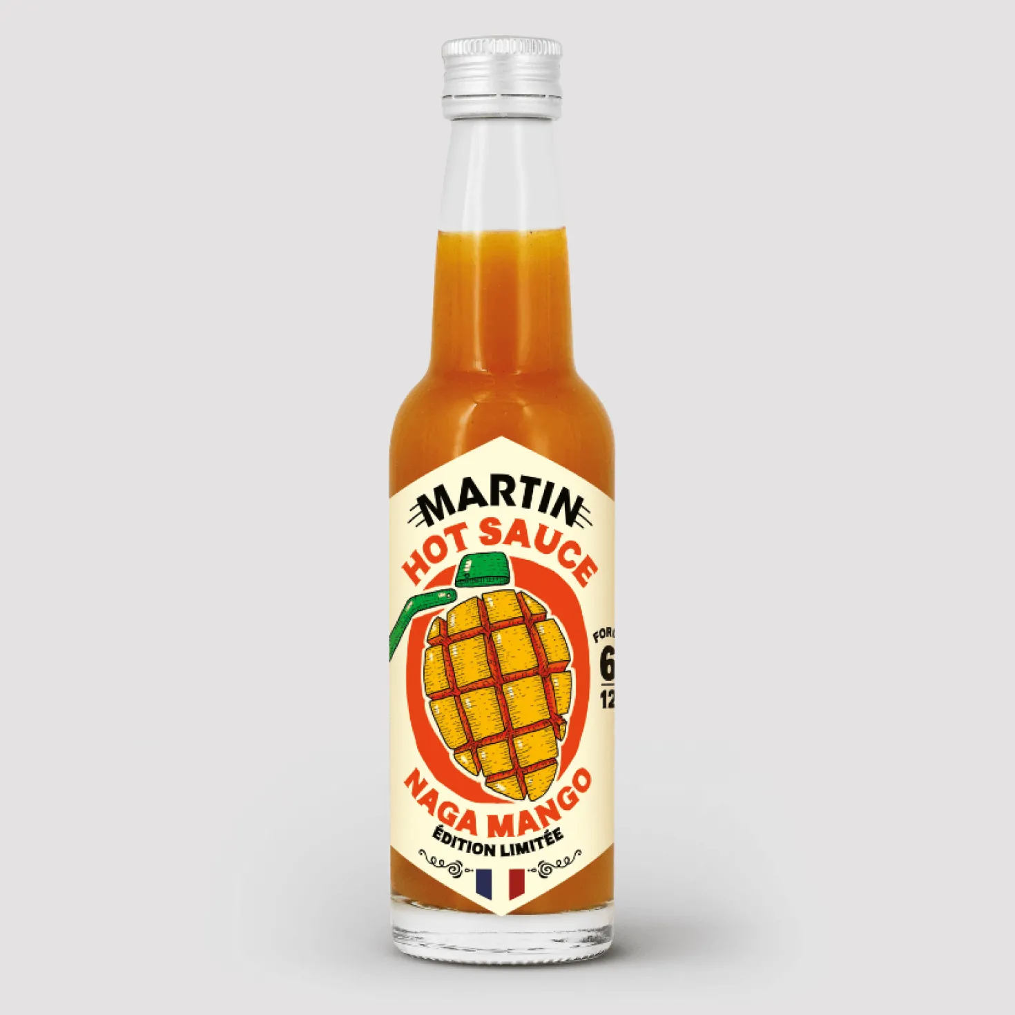 Sauce piment Naga Mango 6/12 100 ml - Maison Martin