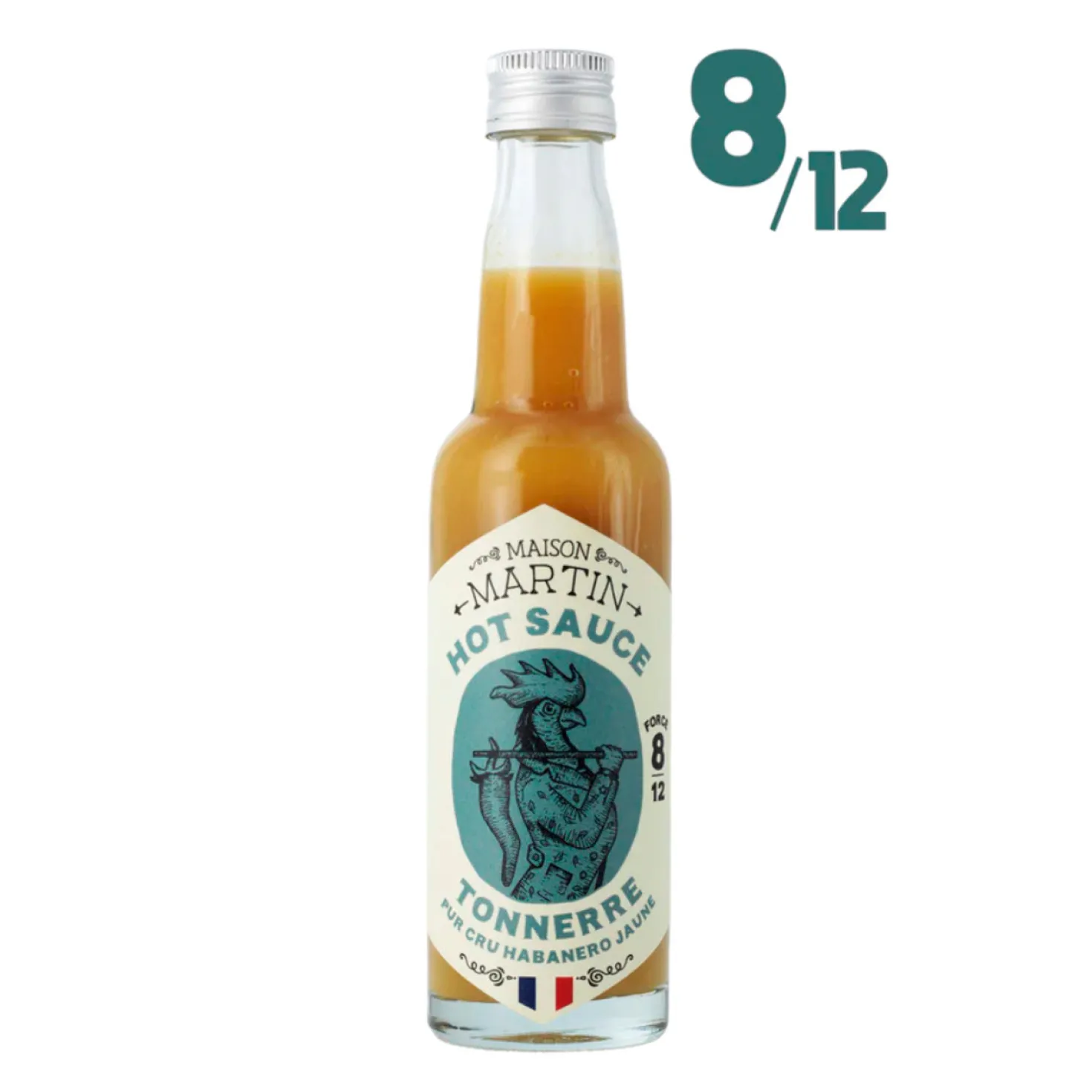 Sauce piment Tonnerre 8/12 100 ml - Maison Martin