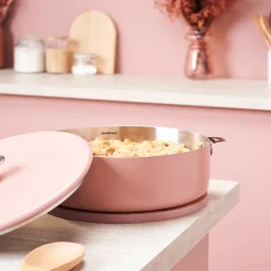 Sauteuse amovible inox La Merveilleuse 28cm guimauve-Cookut