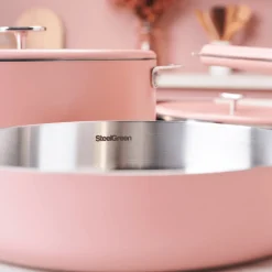 Sauteuse amovible inox La Merveilleuse 28cm guimauve-Cookut