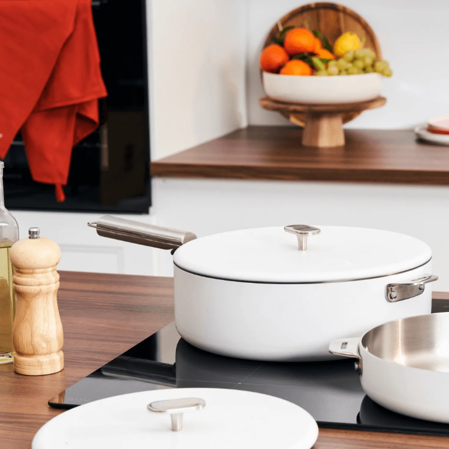 Sauteuse amovible inox La Merveilleuse 28 cm polaire-Cookut
