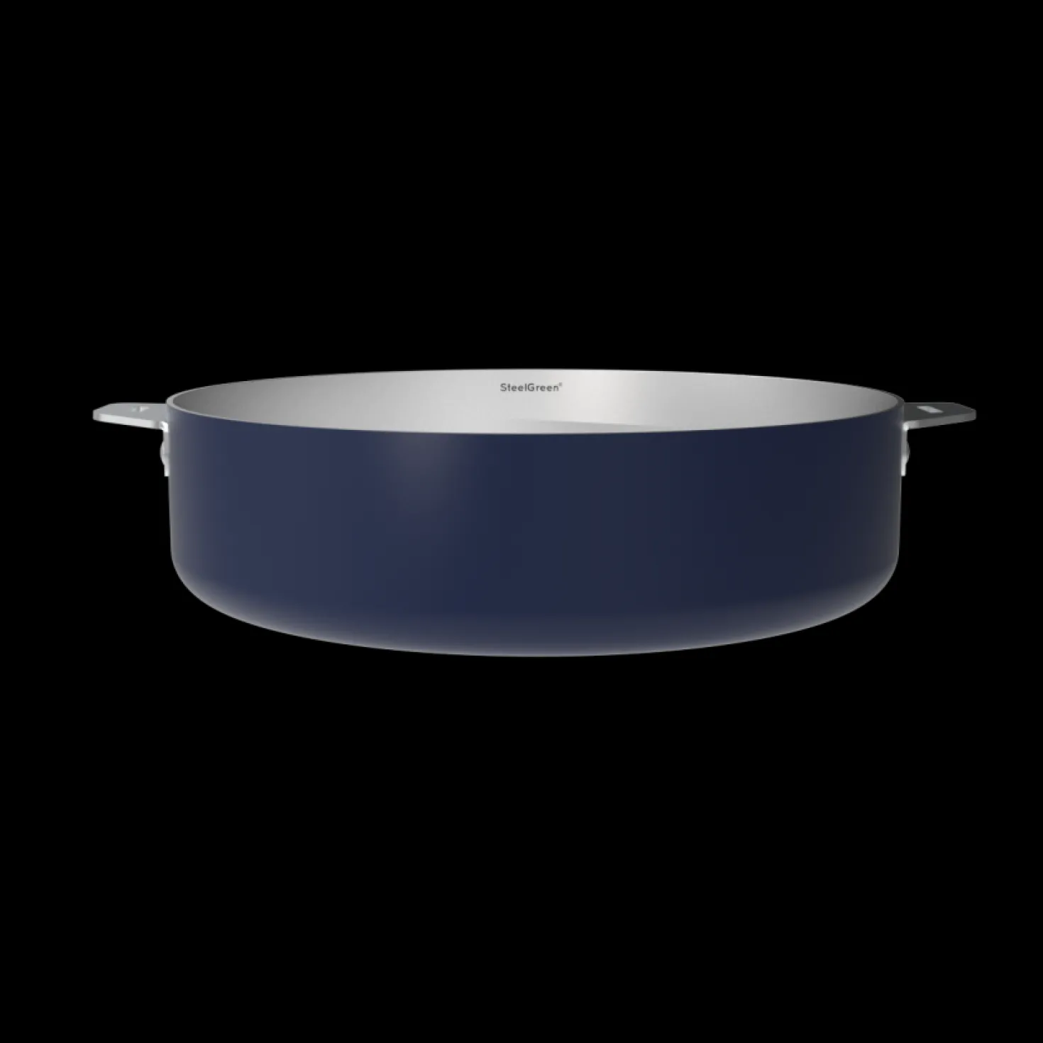 Sauteuse inox La Merveilleuse 28 cm myrtille + livre offert