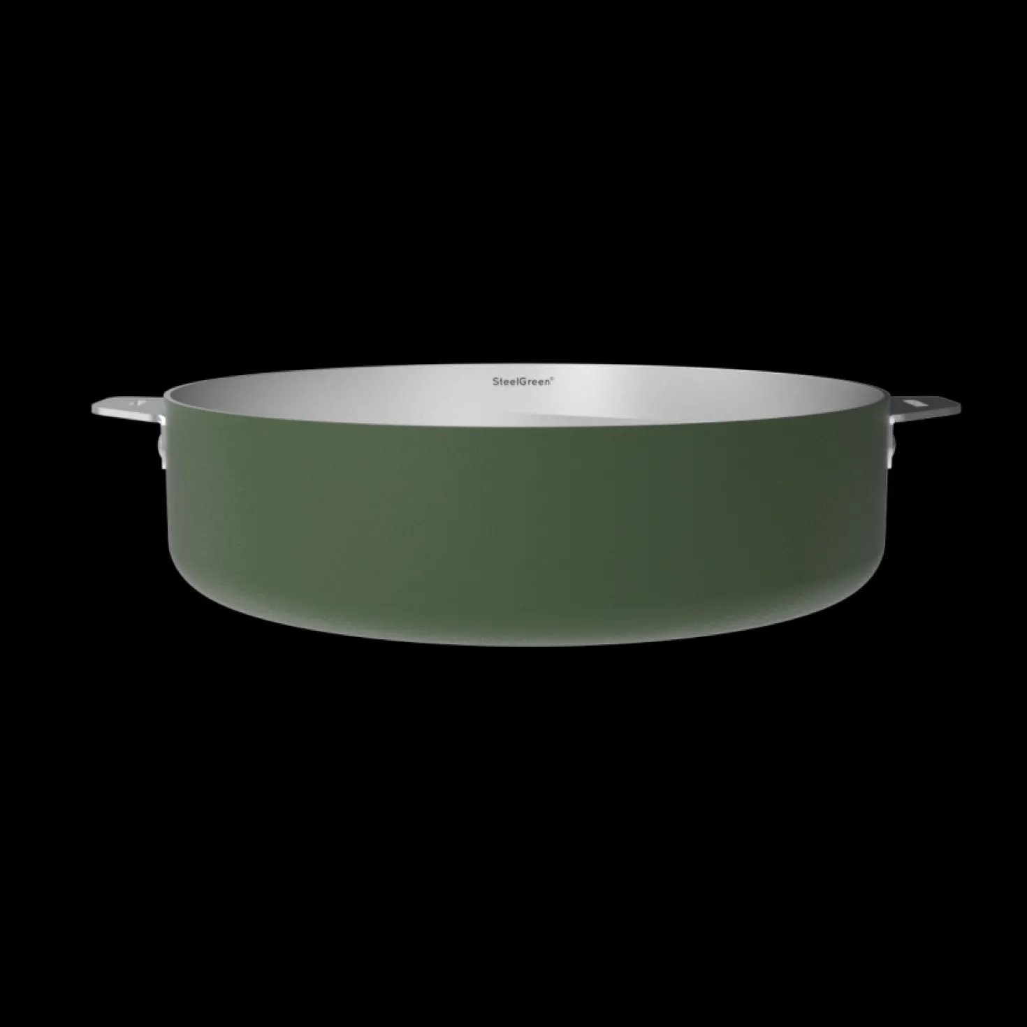 Sauteuse inox La Merveilleuse 28 cm fougère + livre offert