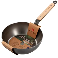 Sauteuse paysanne sans PFAS Mineral B Bois 24 cm - De Buyer