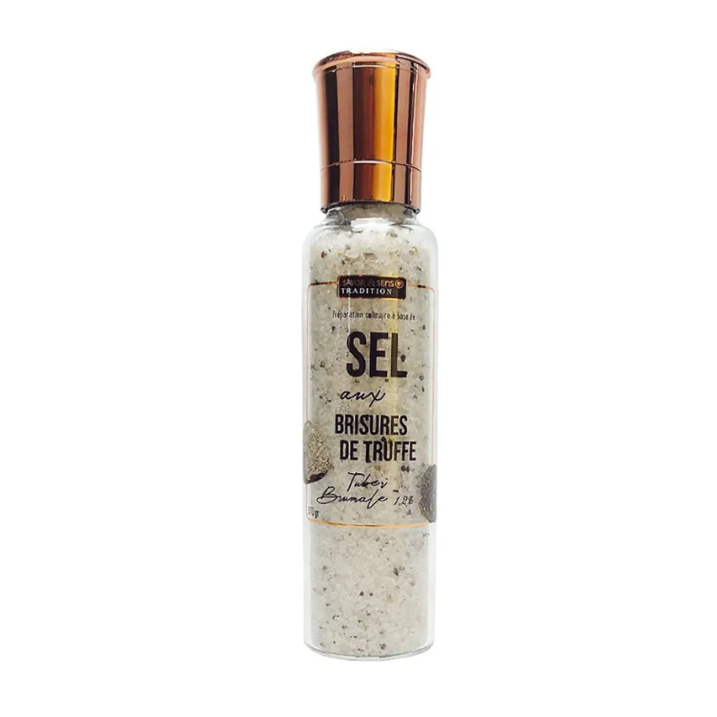 Sel aux brisures de Truffe en moulin 630 gr - Savor et Sens