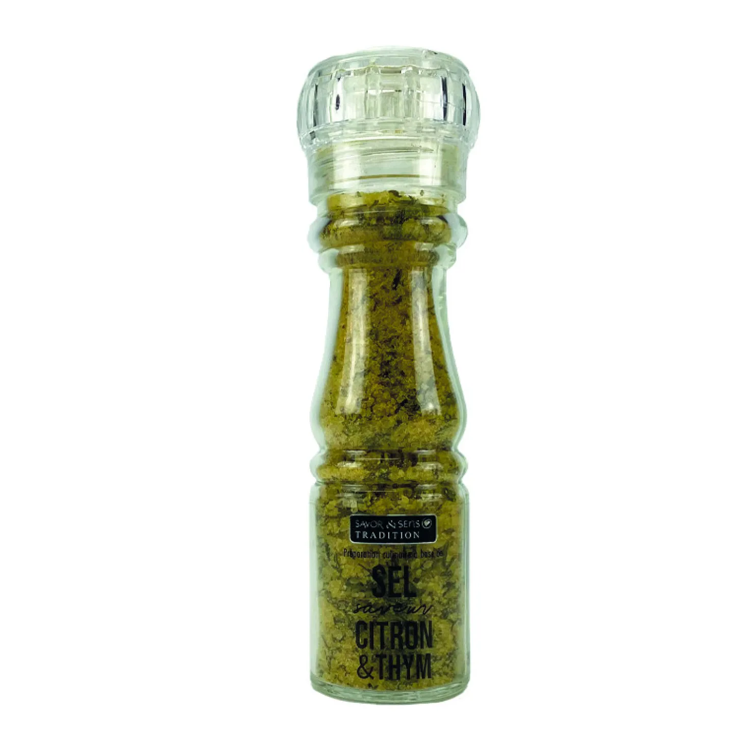 Sel Citron Thym en moulin 150 gr - Savor et Sens