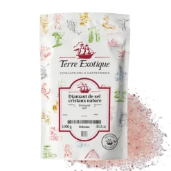 Sel rose en cristaux de l´Himalaya 1 kg - Terre Exotique