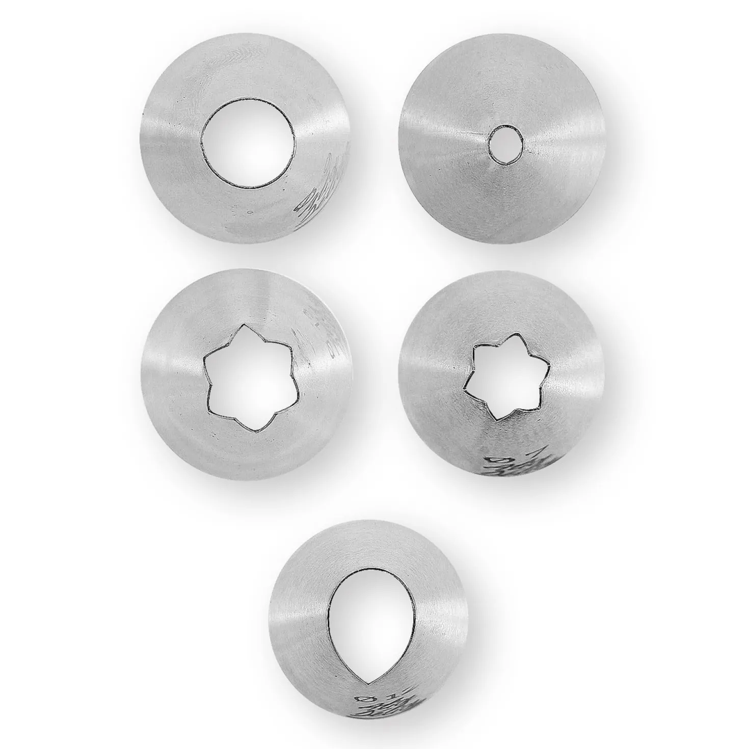 Set 5 douilles en inox et 3 poches jetables - Alice Délice
