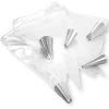 Set 5 douilles en inox et 3 poches jetables - Alice Délice