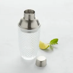 Shaker en verre et acier inoxydable 400ml - Point Virgule