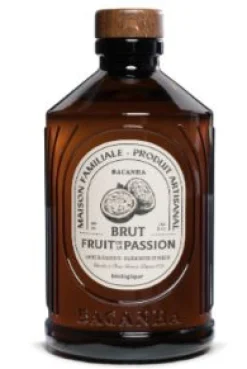 Sirop Fruit de la passion bio 400 ml Brut - Bacanha