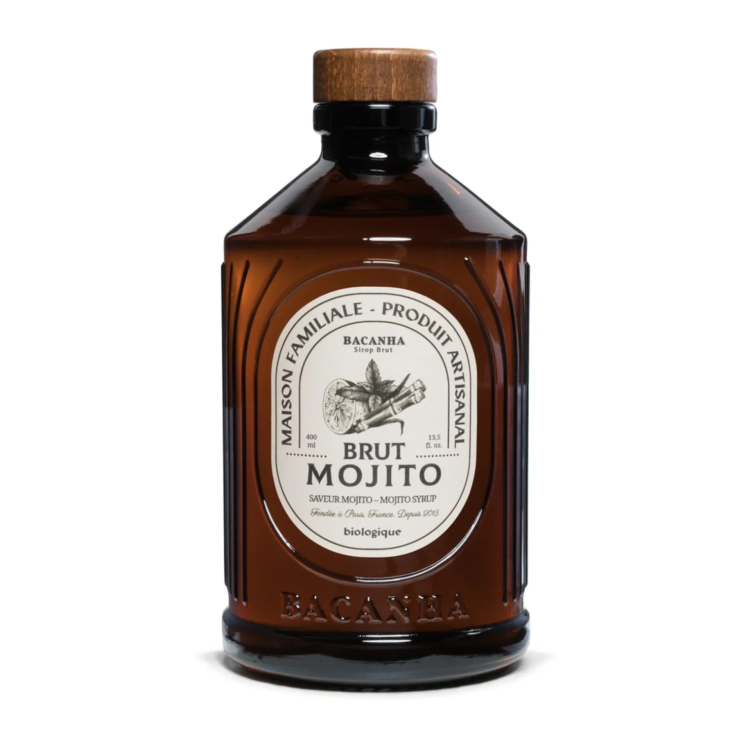 Sirop Mojito bio 400 ml Brut - Bacanha