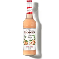 Sirop Pêche blanche 70 cl - Monin