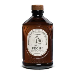 Sirop Pêche blanche bio 400 ml Brut - Bacanha