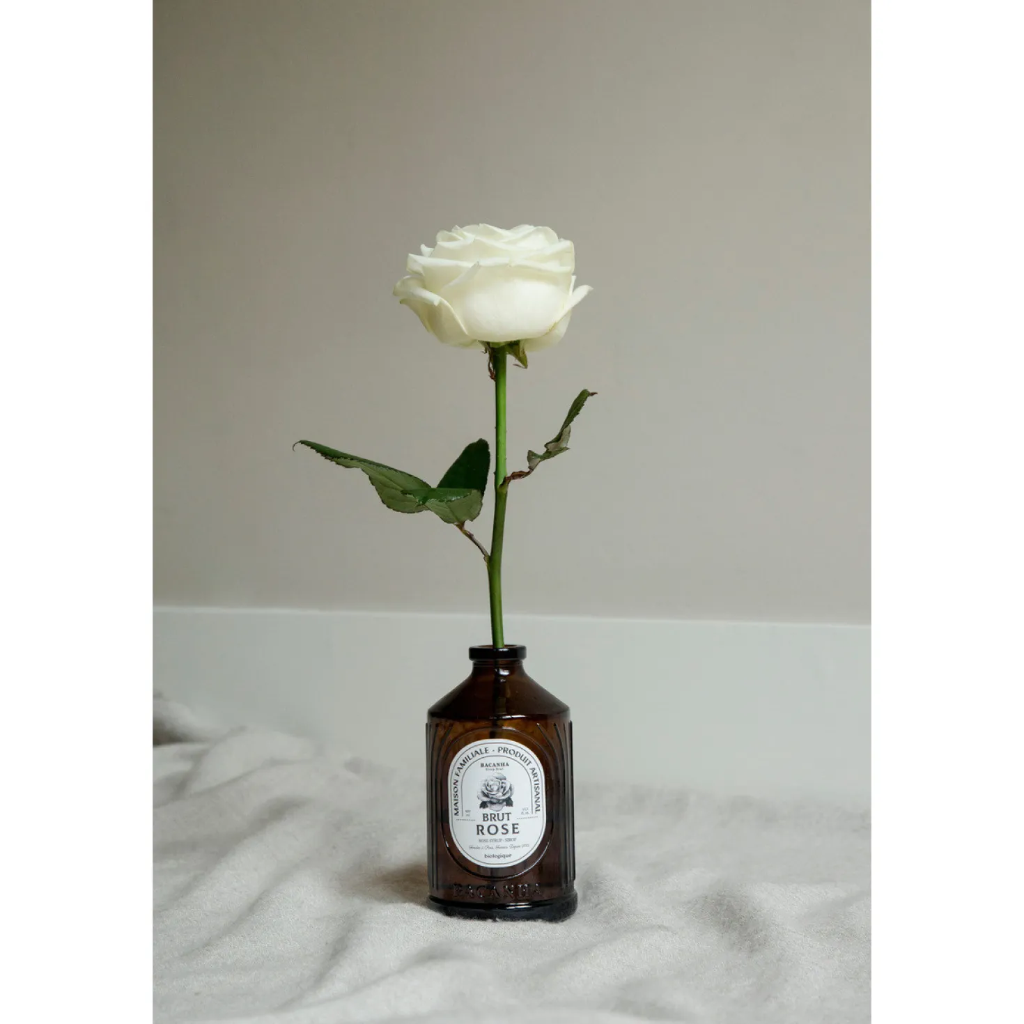 Sirop Rose bio 400 ml Brut - Bacanha