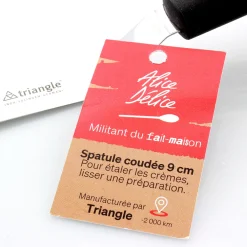 Spatule coudée en inox 9 cm - Alice Délice