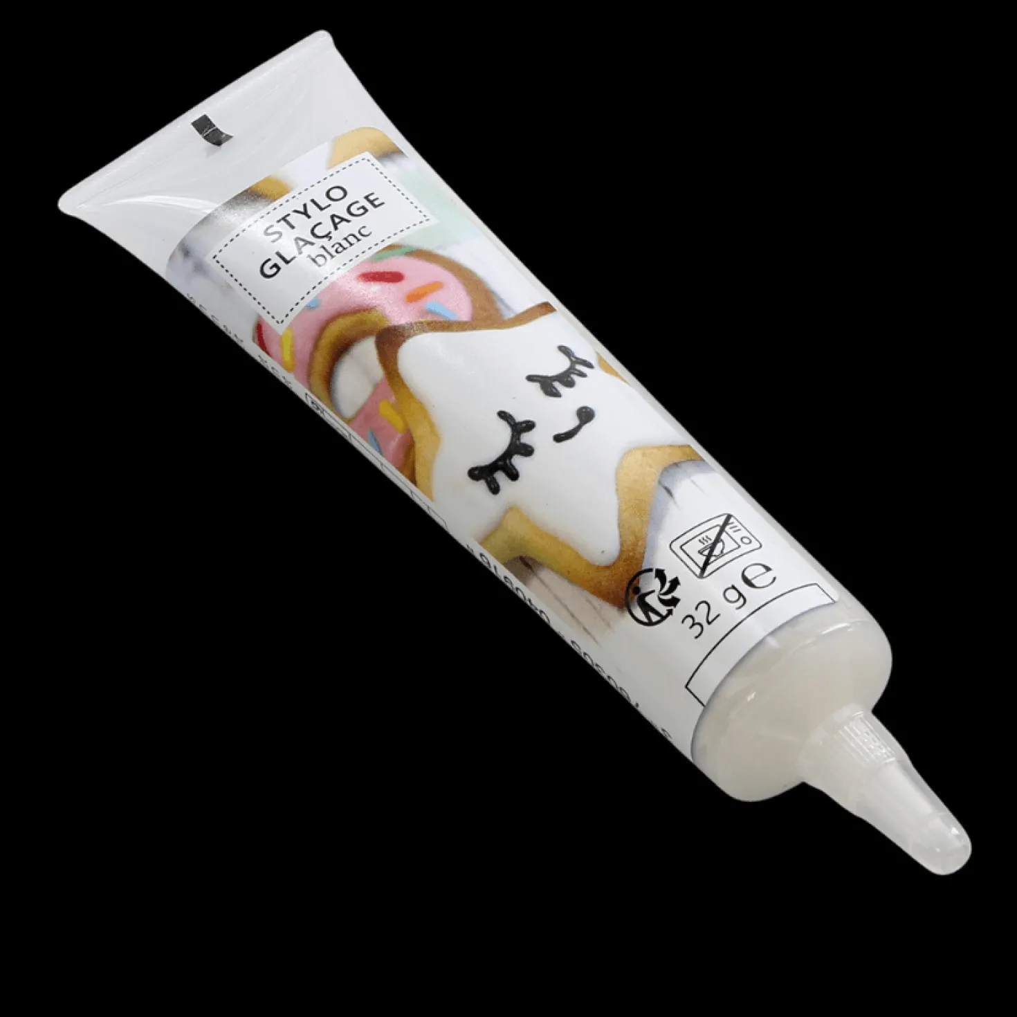 Stylo de glaçage pour décorer les biscuits blanc 32 gr