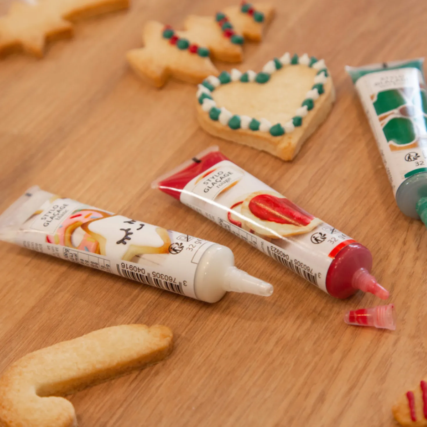 Stylo de glaçage pour décorer les biscuits blanc 32 gr