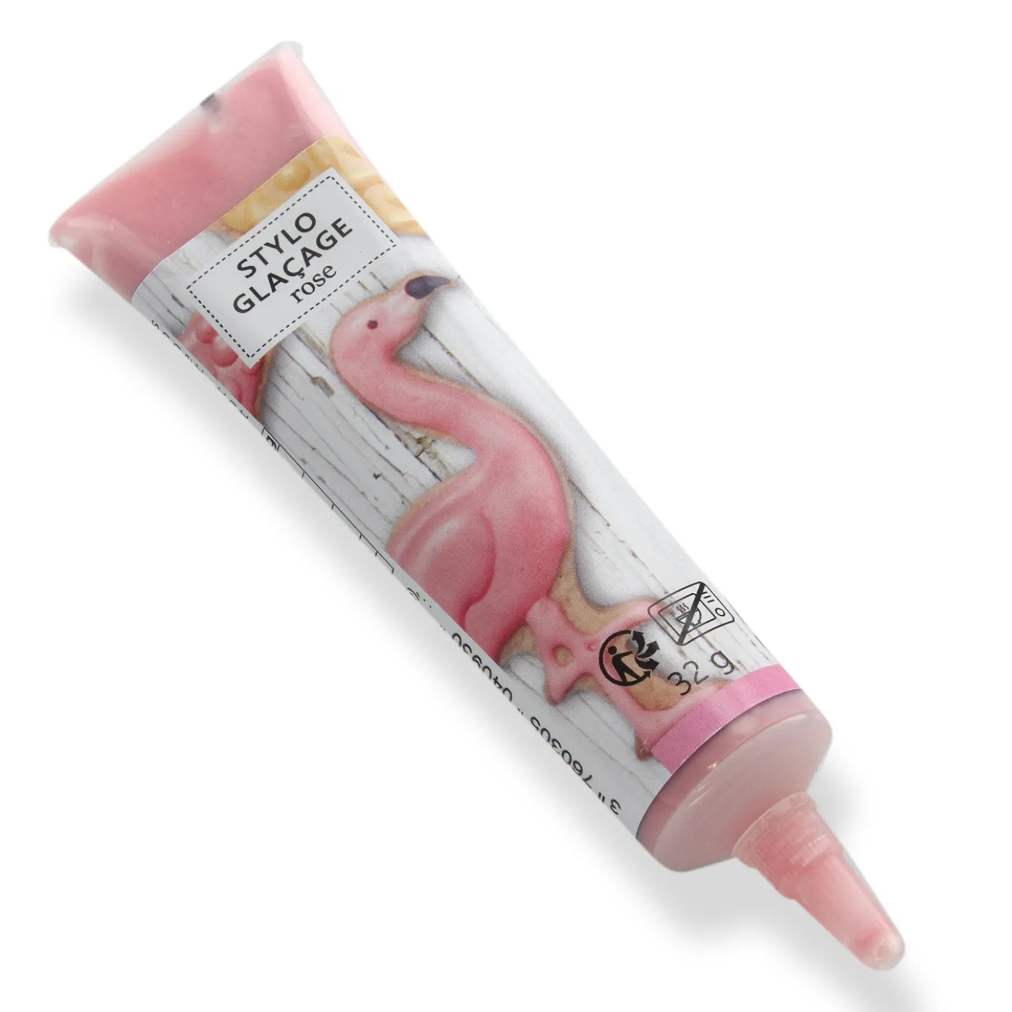 Stylo de glaçage pour décorer les biscuits rose 32 gr