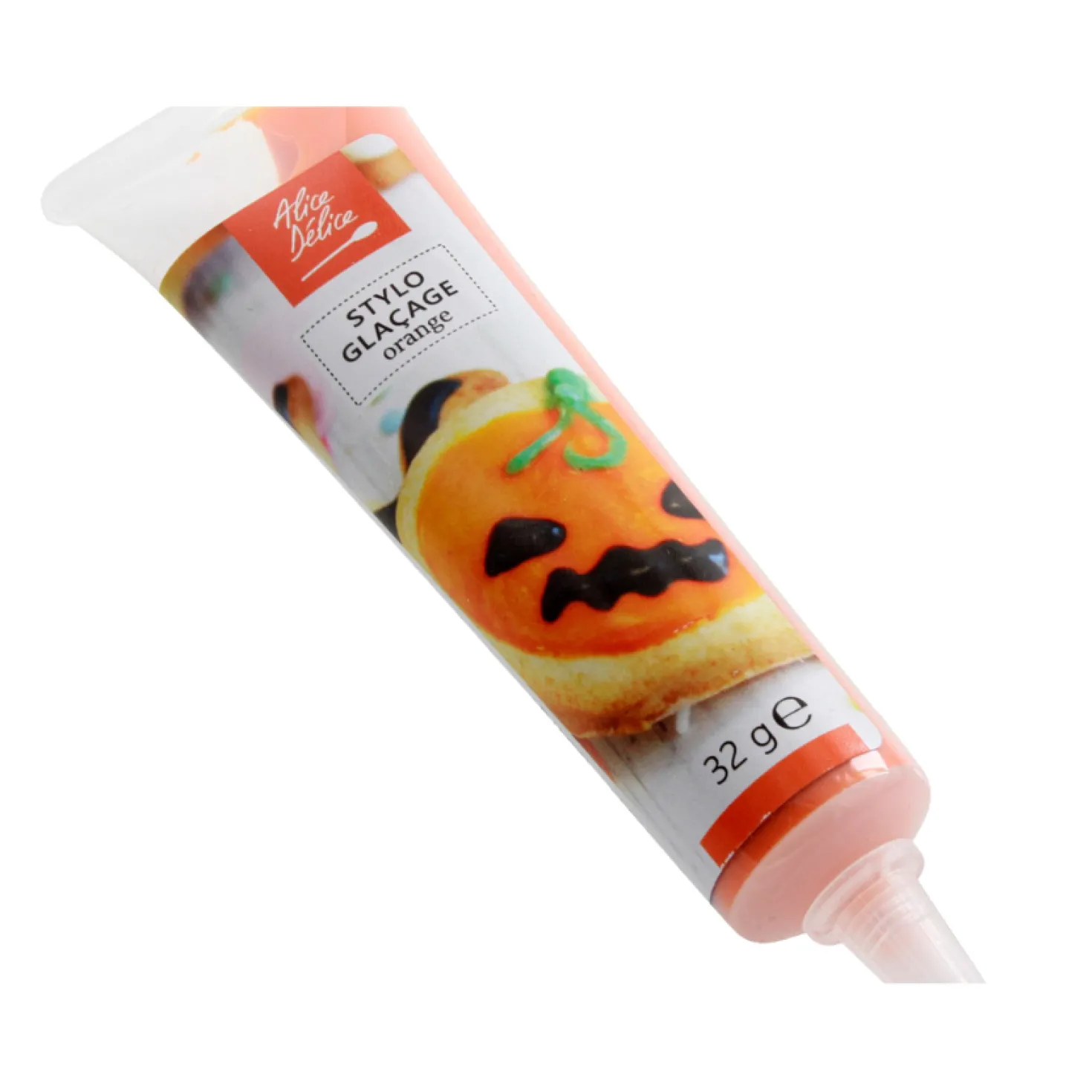 Stylo de glaçage pour décorer les biscuits orange 32 gr
